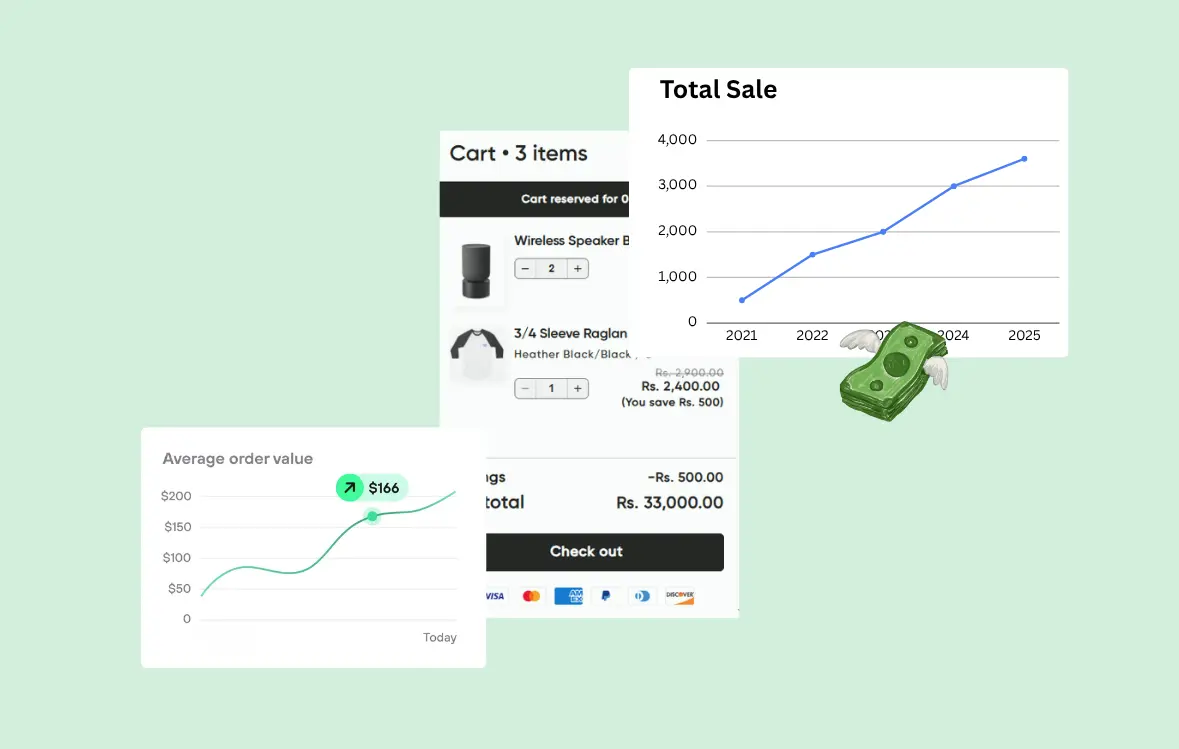 Revenue growth illustration